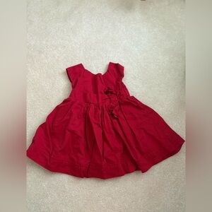 Red Girls' Ruffled Hope & Henry Dress
